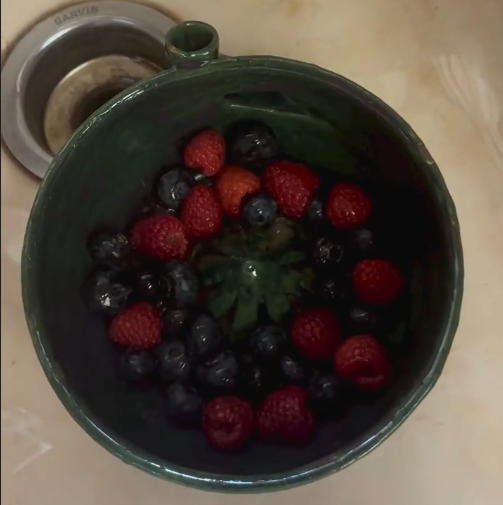 Handcrafted Berry Bowl