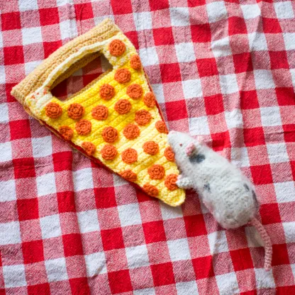 Handmade Pizza Rat Hand Bag❤️Free shipping