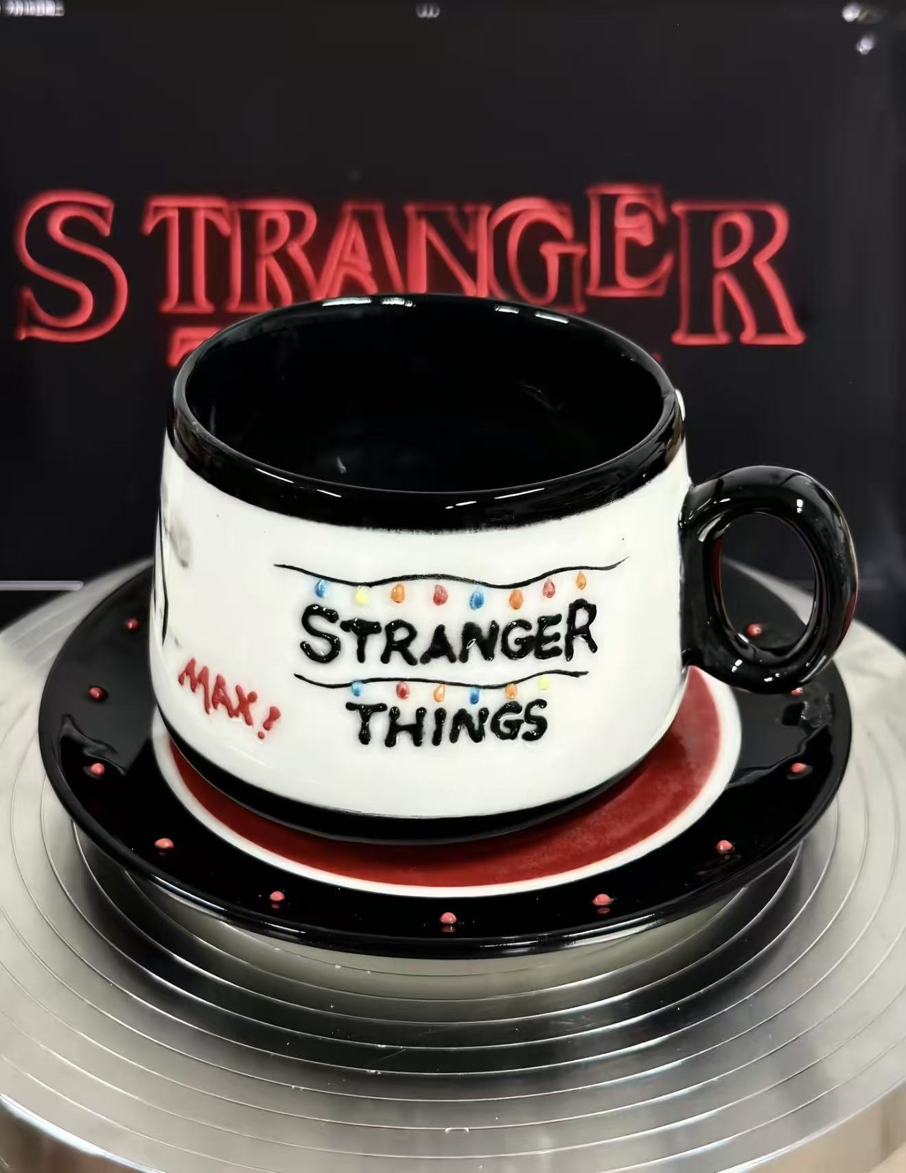 Upside Down Hand Drawn Mug