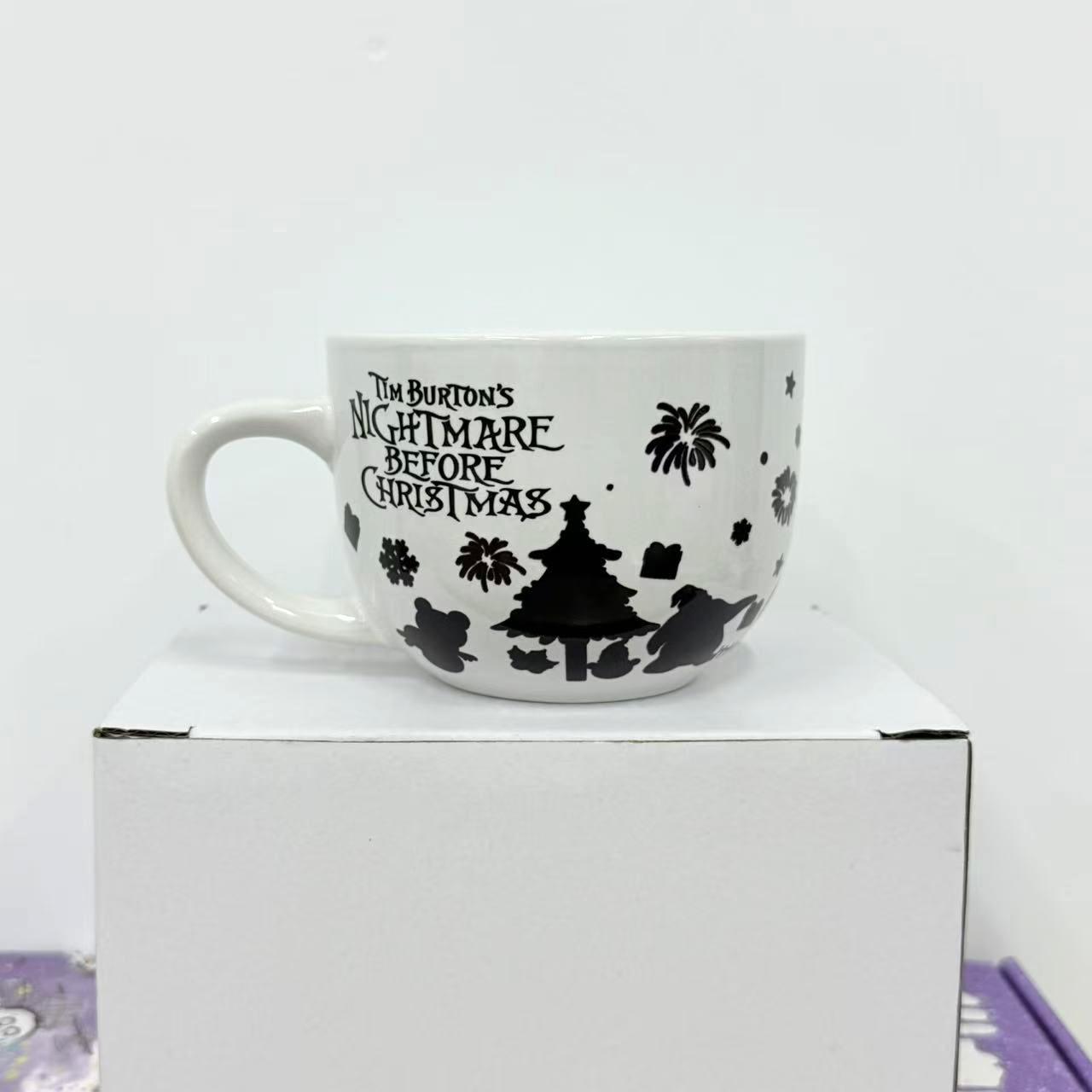 Jack and Sally & Hand Drawn Thermal Color-Changing  Mug