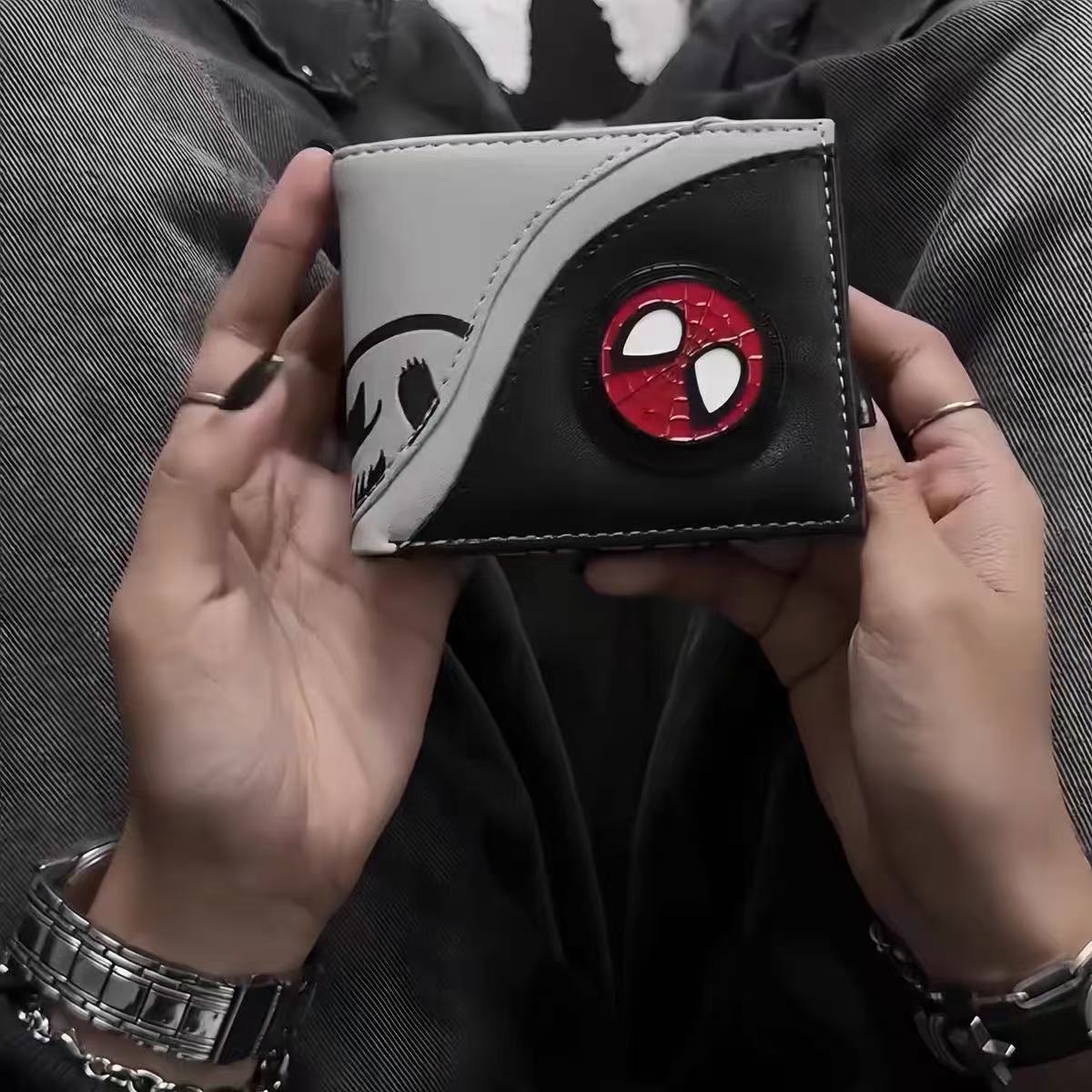 Marvel Color‑Contrast Embossed Spider‑Man Wallet