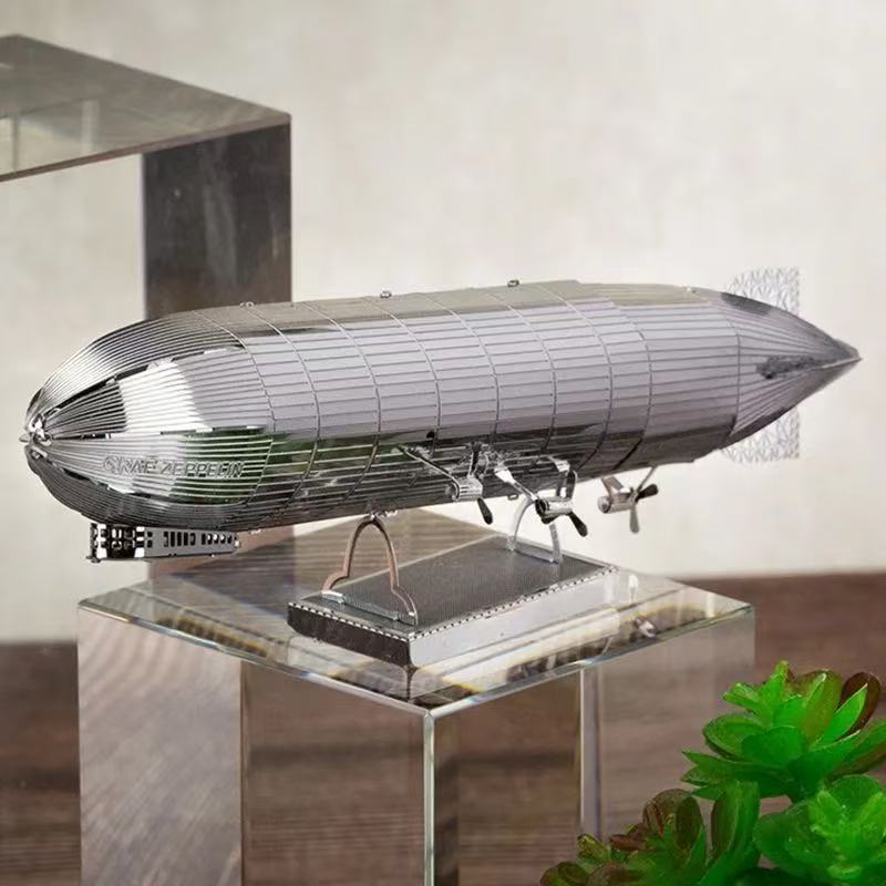 3D Metal Puzzle Creative Airplane Model