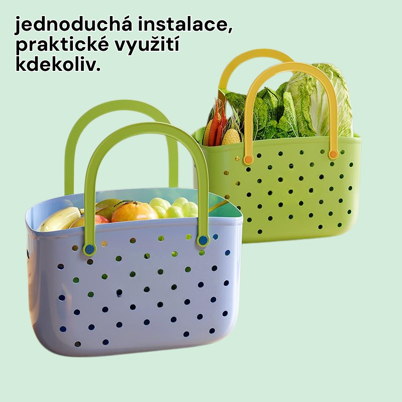 Multifunkční přenosný koš na odpad