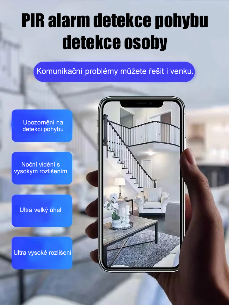 Mini HD kamera bez slepých míst