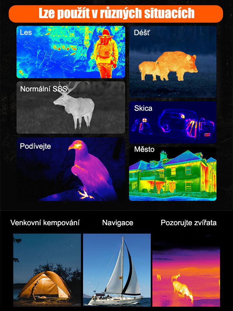 Německá technologie termovizní monokulární noční vidění300násobné HD zvětšení, schopné jasně zachytit všechny snímky v dosahu 1500 metrů.【】