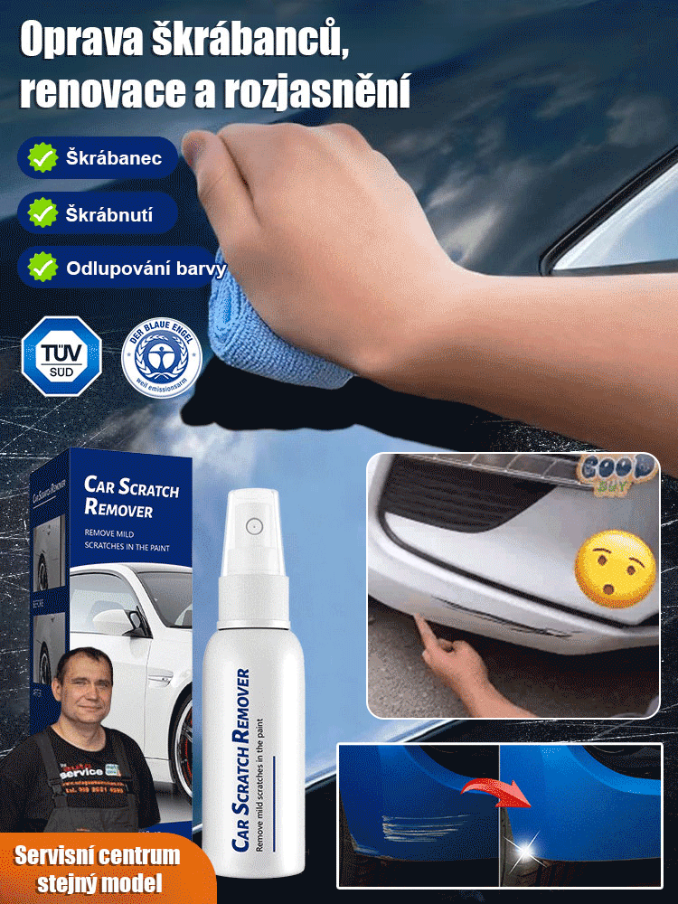 Sprej na opravu škrábanců na autě [Kupte jeden, druhý dostanete zdarma]