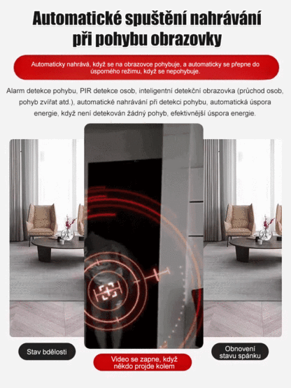 Mini HD kamera bez slepých míst