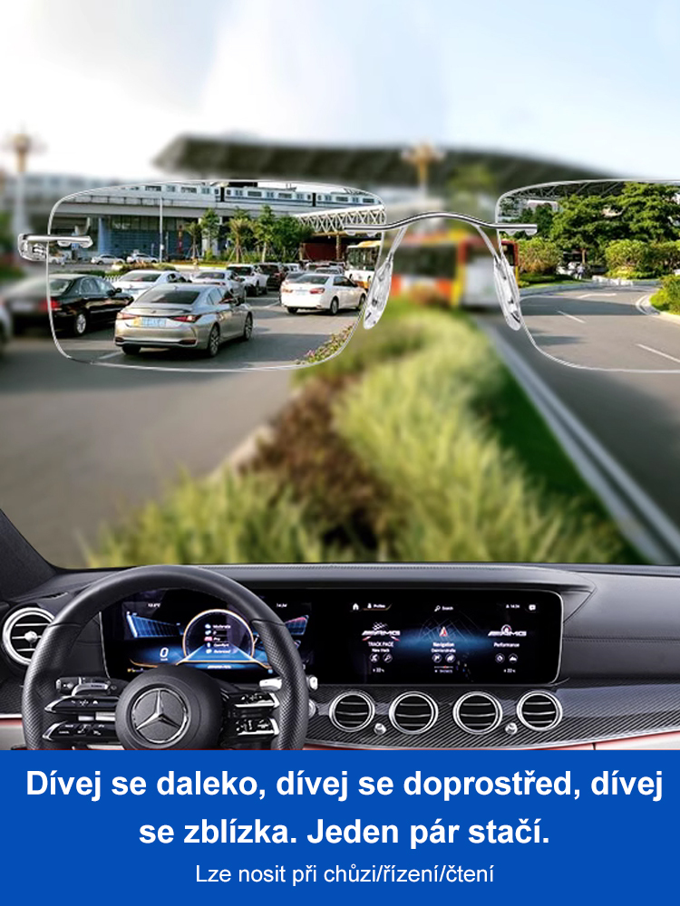 Brýle na čtení Smart Zoom s ochranou proti modrému světlu HD