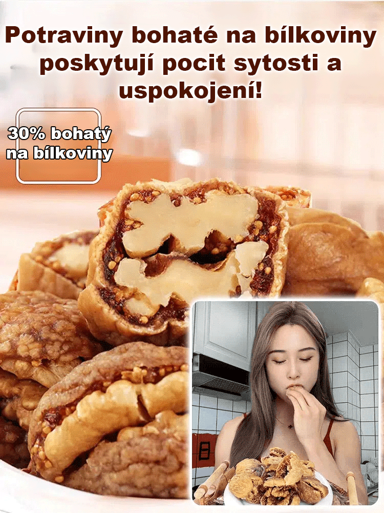 0 přidáno cukru Fíkové ořechy【Mimořádná sleva 50% - jen poslední tři dny!】