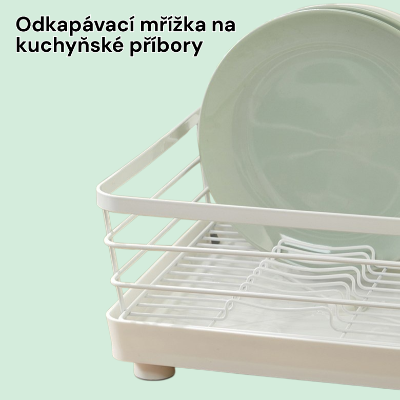 Odkapávací mřížka na kuchyňské příbory