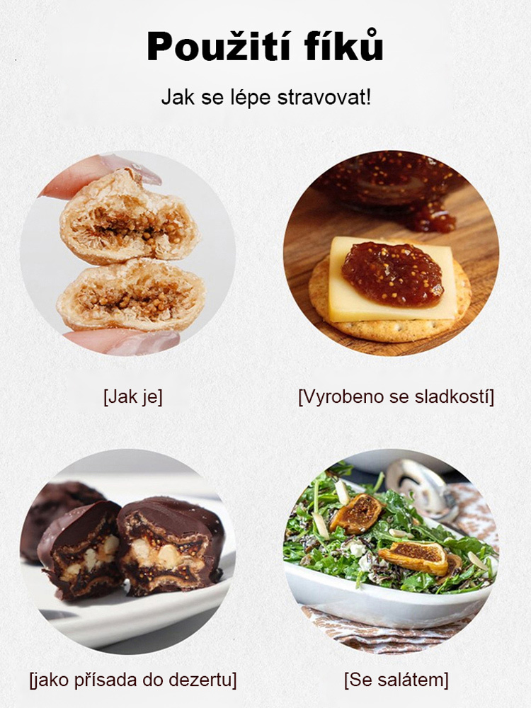 0 přidáno cukru Fíkové ořechy【Mimořádná sleva 50% - jen poslední tři dny!】