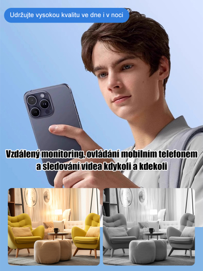 Mini HD kamera bez slepých míst