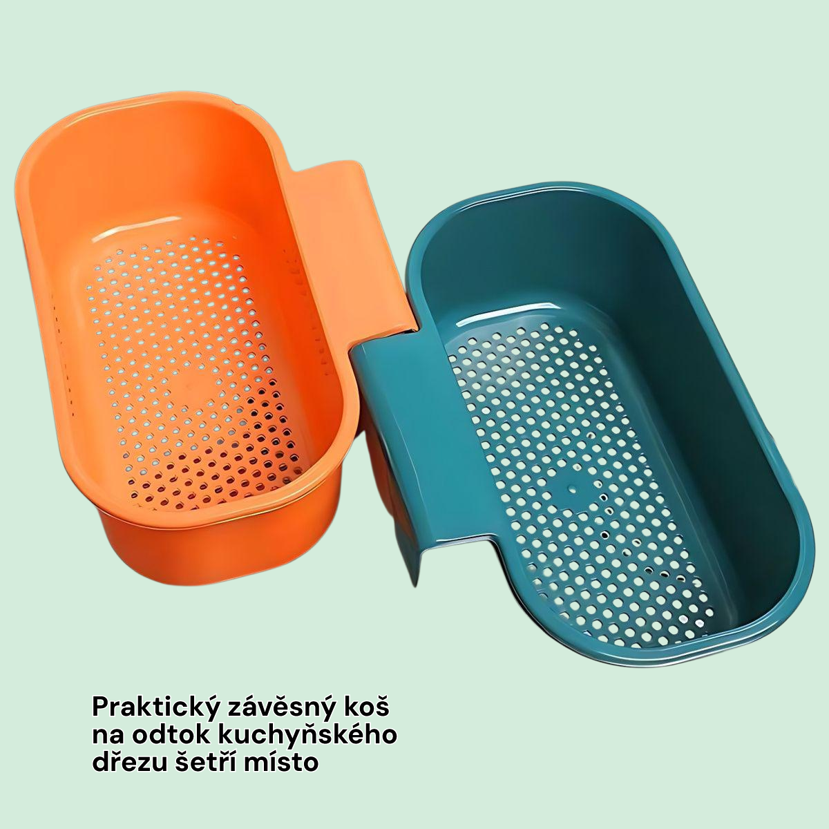 Závěsný koš na odtok kuchyňského dřezu