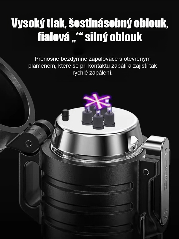 Ochrana proti vysokonapěťovému oblouku a vysoce jasné osvětlení 2 v 1 [První produkt bezpečnostního systému!]