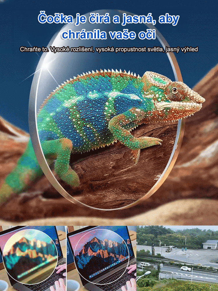 Brýle na čtení Smart Zoom s ochranou proti modrému světlu HD