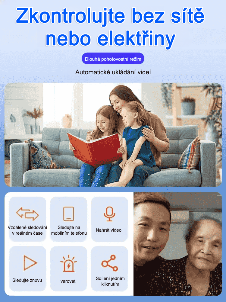 Mini HD kamera bez slepých míst