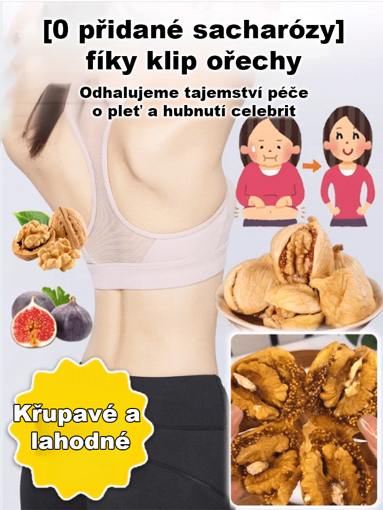0 přidáno cukru Fíkové ořechy【Mimořádná sleva 50% - jen poslední tři dny!】