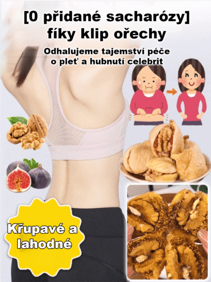 0 přidáno cukru Fíkové ořechy【Mimořádná sleva 50% - jen poslední tři dny!】