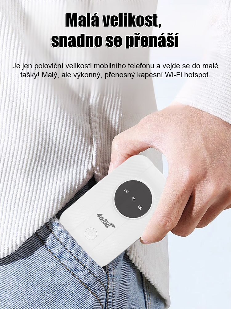 【Internet zdarma v kapse】5G router