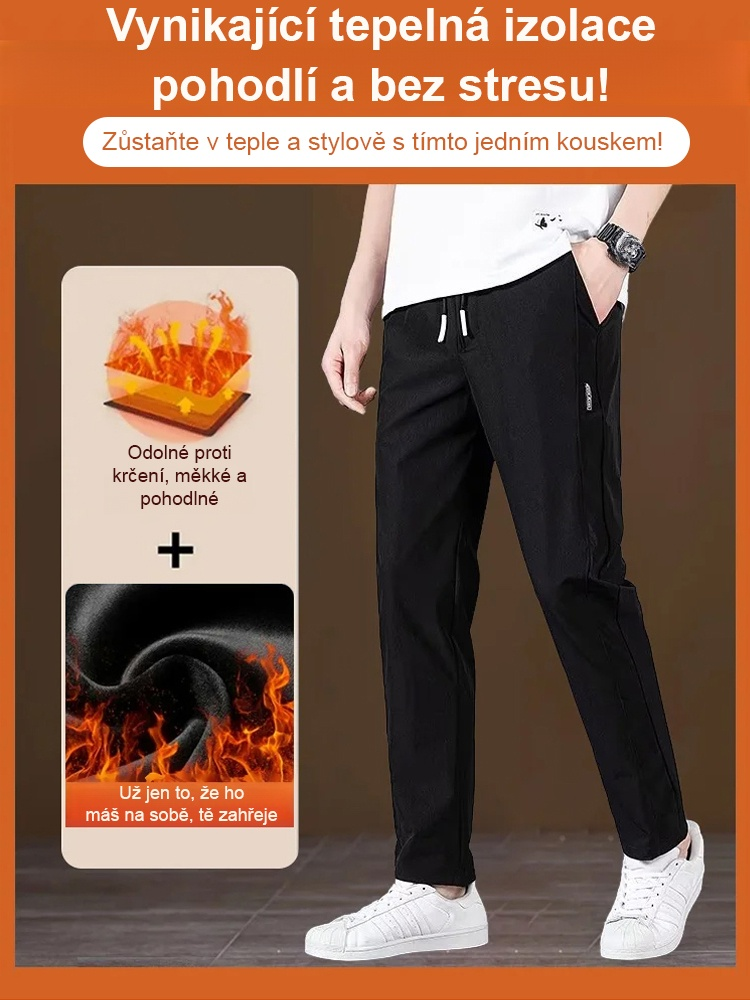 Teplo i při minus 30 stupních Celsia! Nové podzimní a zimní fleecové sportovní kalhoty!