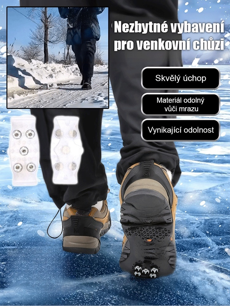 【Dnešní nejnižší cena】Venkovní sněžnice s neviditelnými hroty na led.