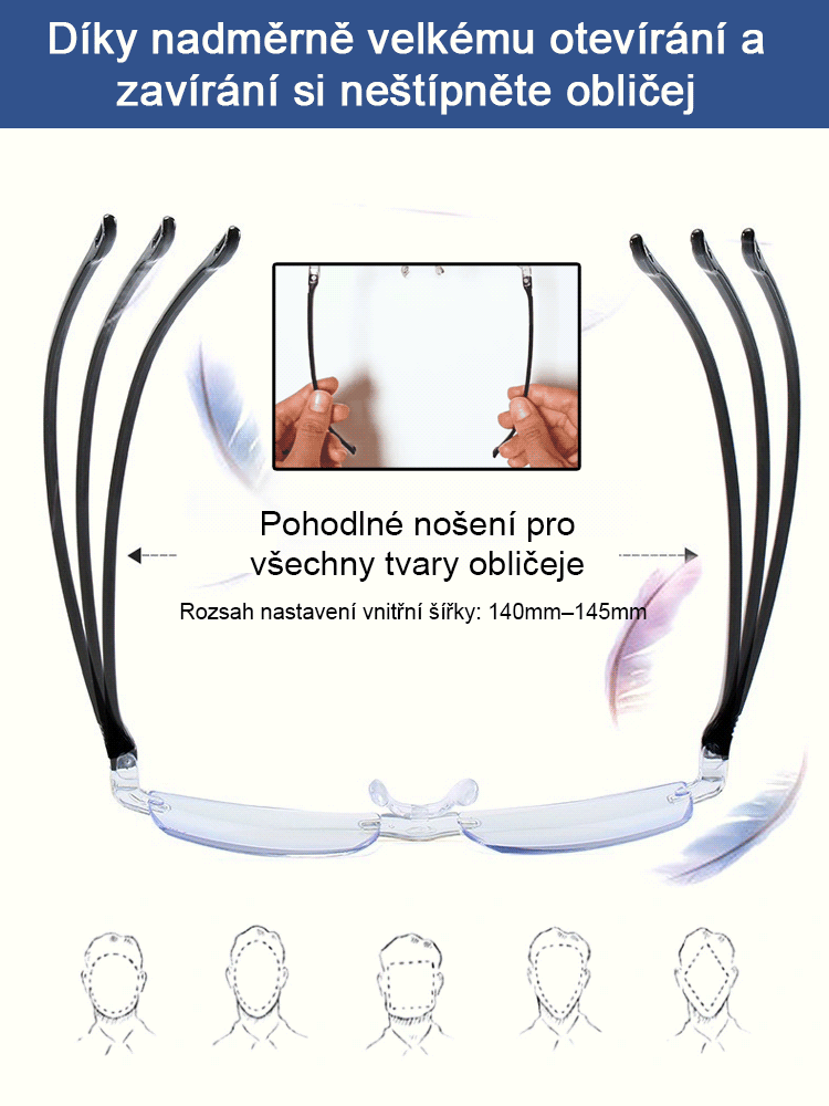 Německé chytré brýle Autofocus Progres™ | Filtr modrého světla | Akce 1+1 ZDARMA ✨