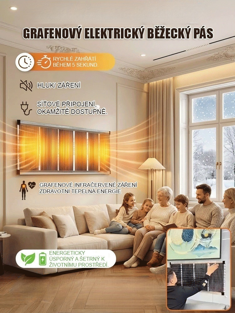 【Rychlý ohřev za 5 sekund】Nástěnný ohřívač: stačí jej připevnit na stěnu a váš domov bude okamžitě v teple a pohodlí. Nyní s 50% slevou!