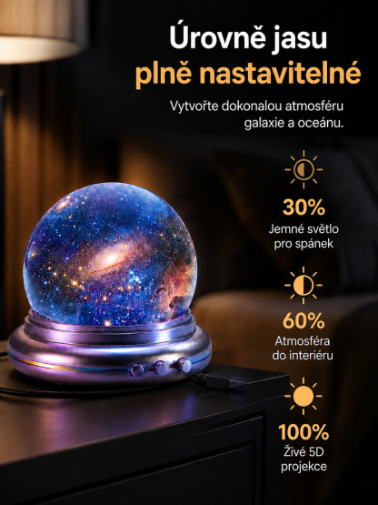 Multifunkční fantastická náladová projekční lampa