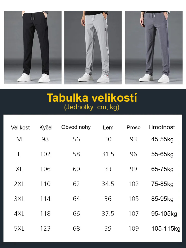 Podzimní volnočasové rovné kalhoty pro business 