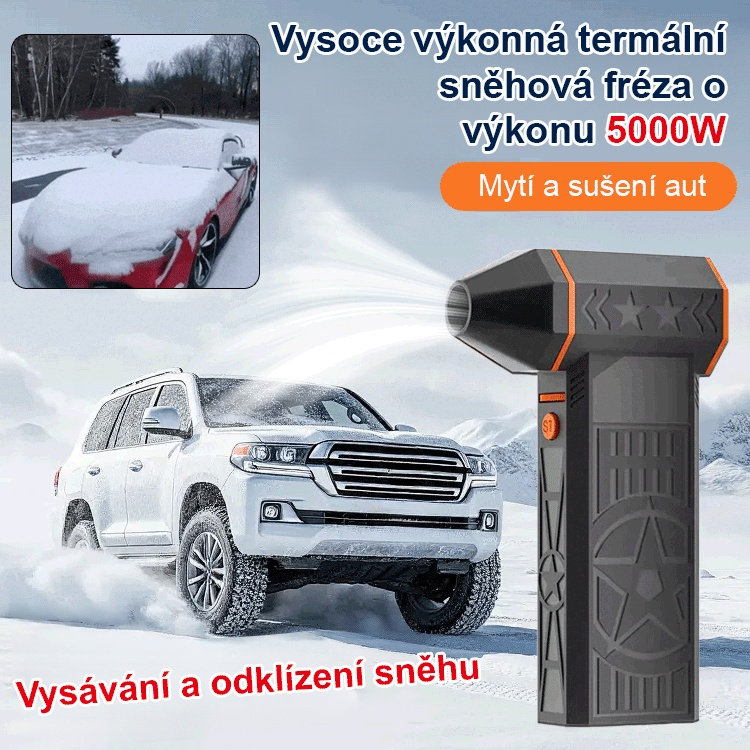 【5000w vysoký výkon】teplovzdušný sněhový ventilátor – i extrémní chlad zvládne snadno.