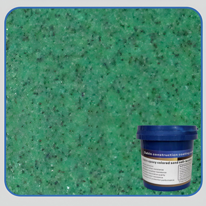 Modernizace epoxidového barevného pískového podlahového nátěru, povrch lesklý jako mramor, voděodolný a protiskluzový, odolný proti opotřebení!