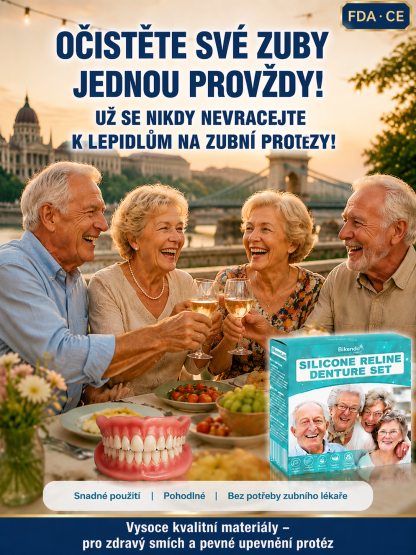 DIYcos nová sada kompletní horní a dolní zubní protézy