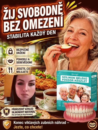 DIYcos nová sada kompletní horní a dolní zubní protézy