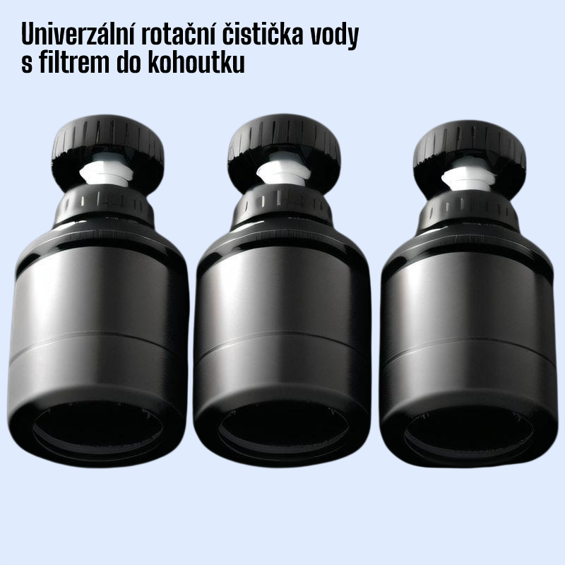 Univerzální rotační čistička vody s filtrem do kohoutku