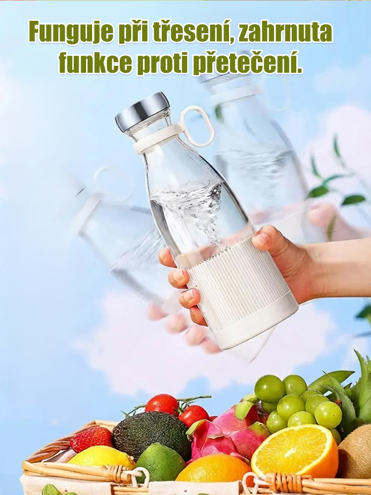 Cestovní mini elektrický odšťavňovač – pohár