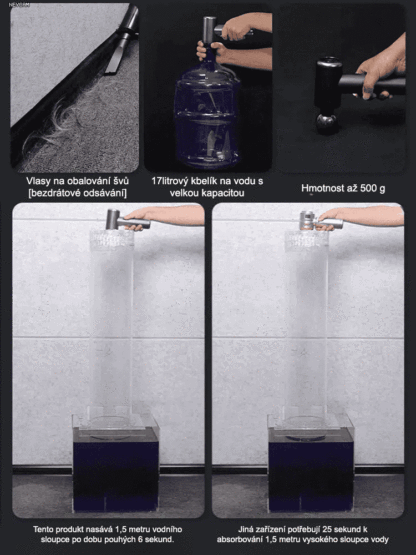 Miliony řidičů milují! Automatický čtyřv jednom vysavač