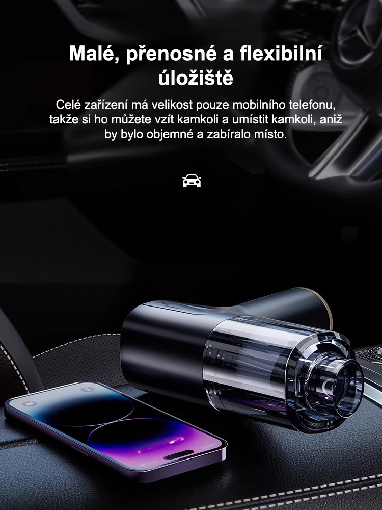 Miliony řidičů milují! Automatický čtyřv jednom vysavač