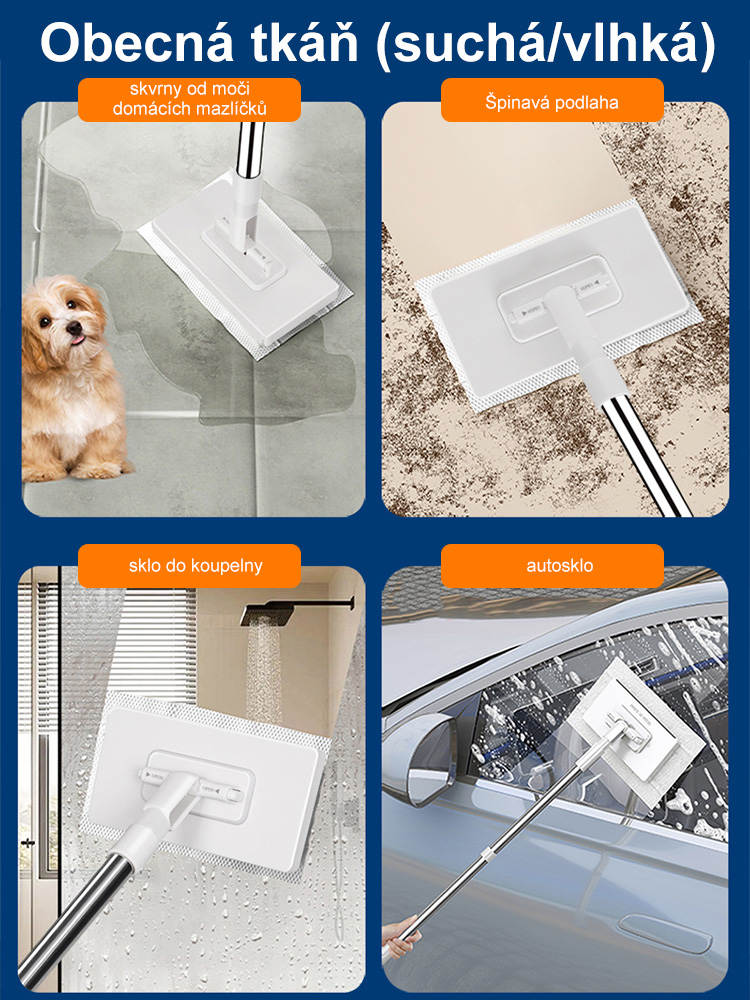 Automatický uchopovač 2.0, mop bez špinavých rukou