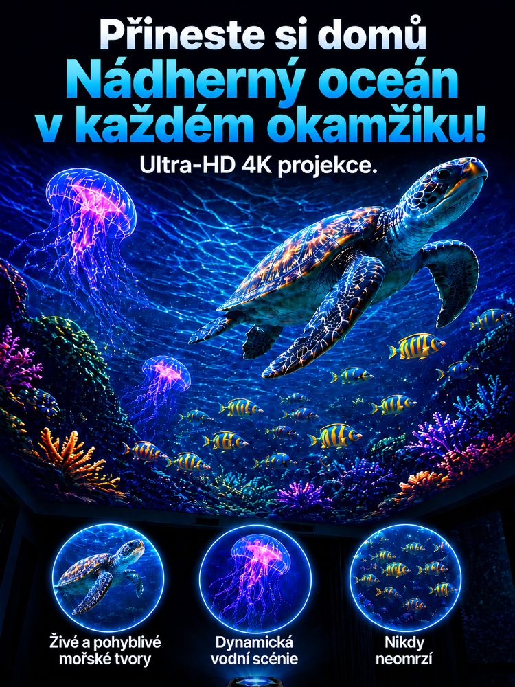 Kouzelný Svět Oceánu a Hvězd Přímo u Vás Doma – Během Jediné Vteřiny!