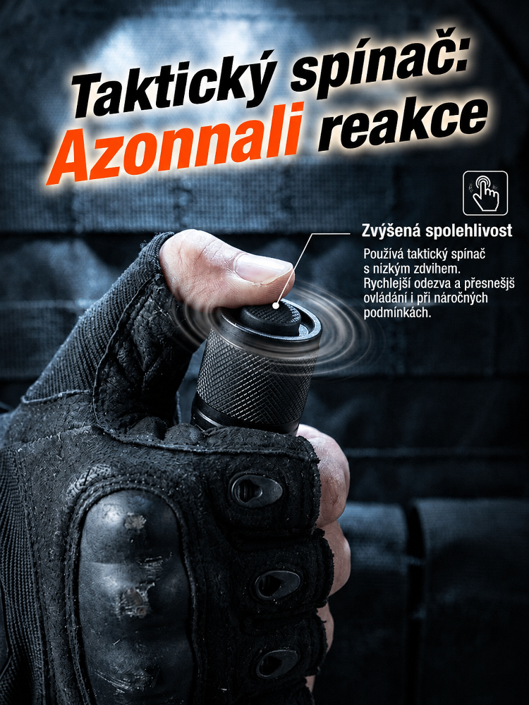 Taktická svítilna 20 000 lumenů | Bezpečnost dnes se slevou 50%