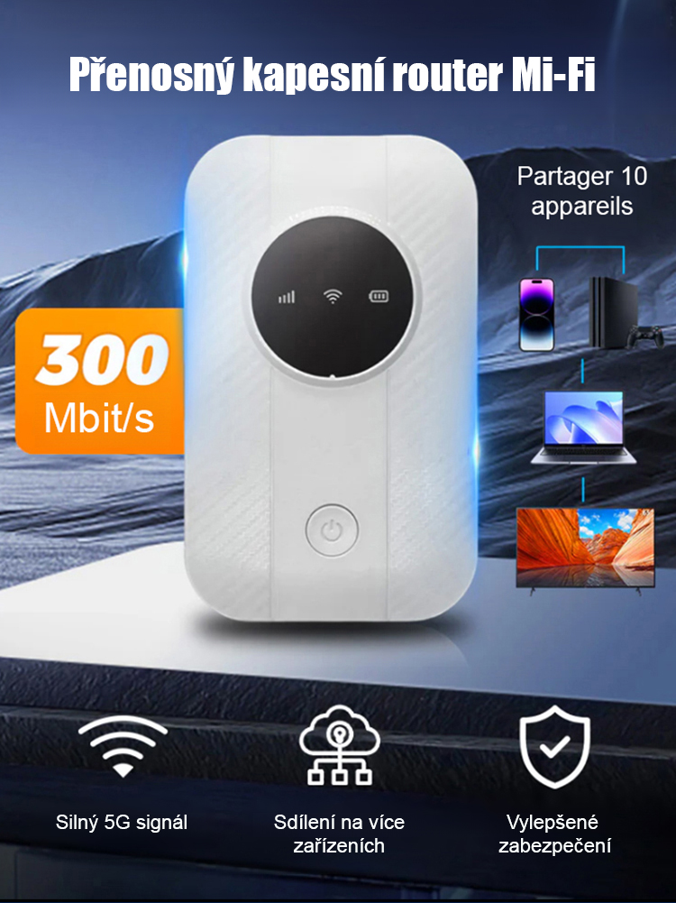 【Internet zdarma v kapse】5G router