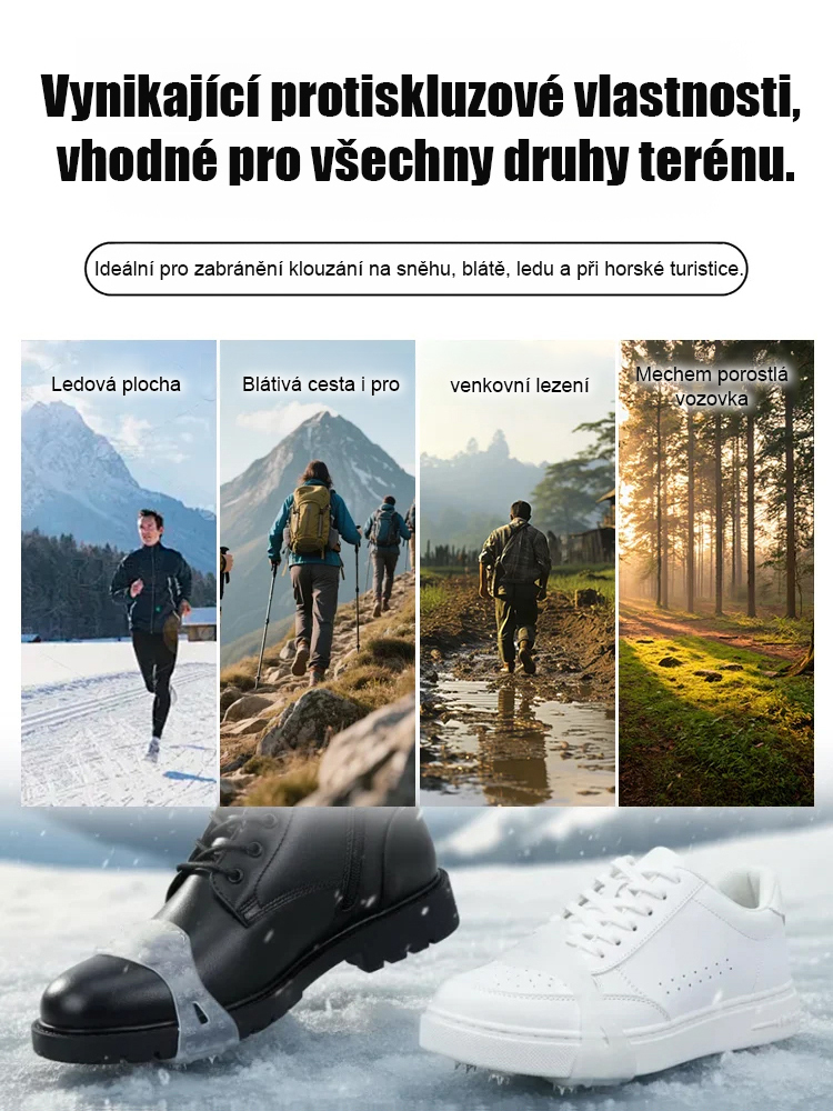 【Dnešní nejnižší cena】Venkovní sněžnice s neviditelnými hroty na led.