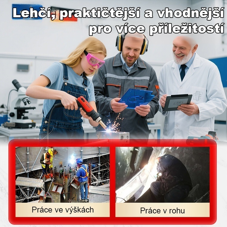 Laserový svařovací nástroj bez nutnosti zkušeností – snadno to zvládne i začátečník!