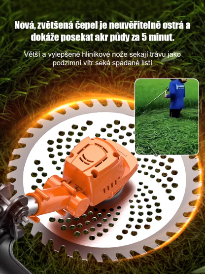【Snadné sečení trávy, tisíce metrů čtverečních】 Tento praktický ruční akumulátorový vyžínač šetří námahu a čas.