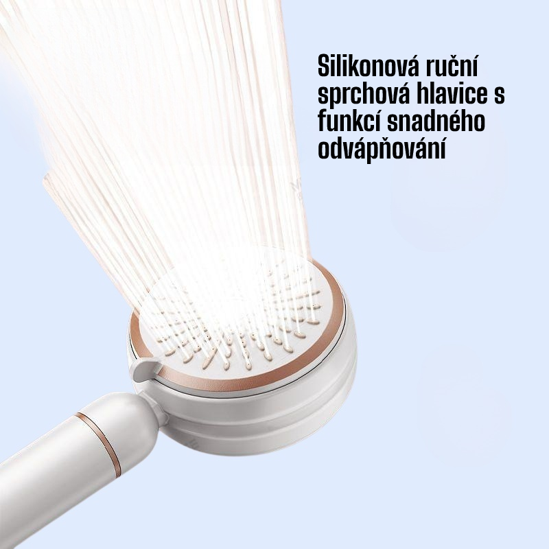 Vysoce účinná silikonová ruční sprchová hlavice pro odvápňování