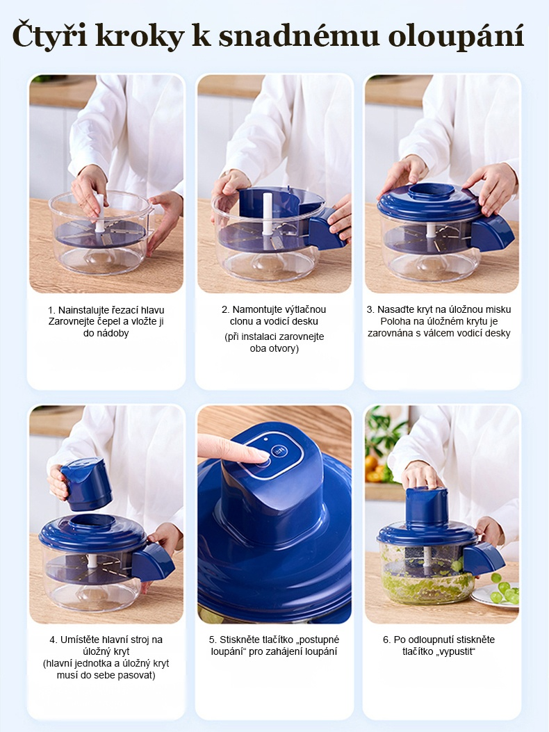 Škrabka na ovoce a zeleninu