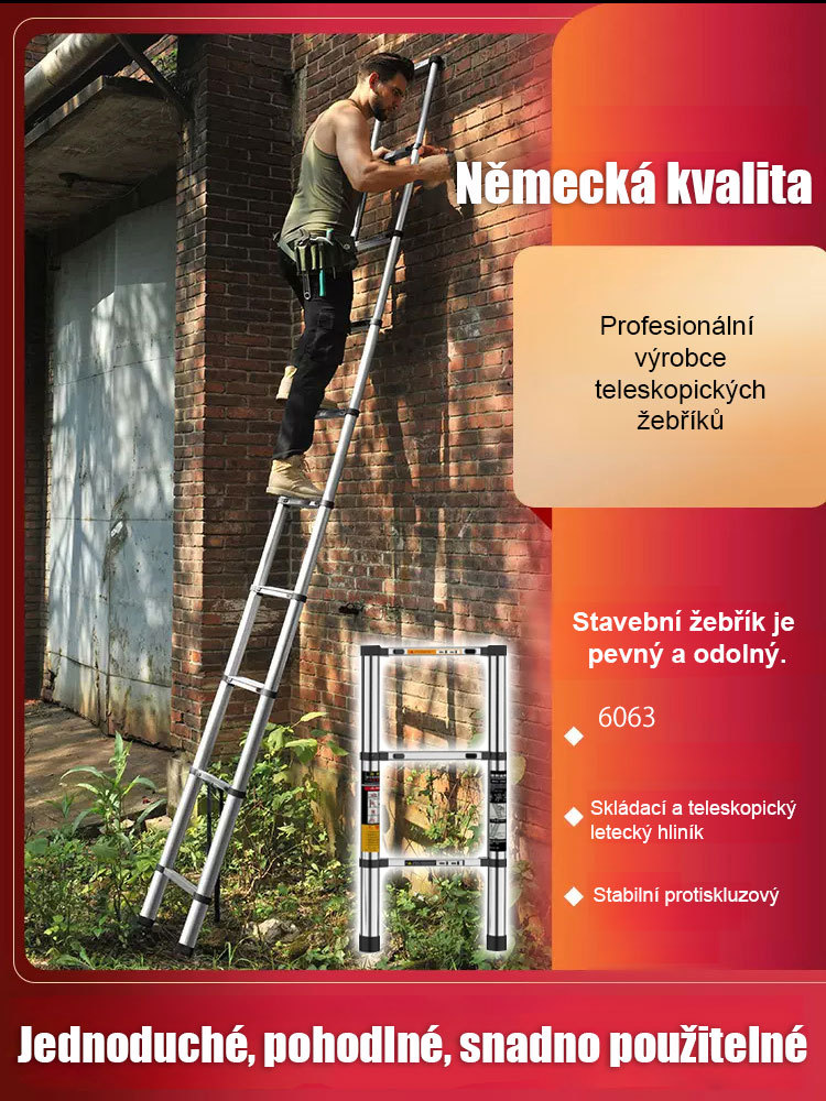 🪜Multifunkční teleskopický žebřík