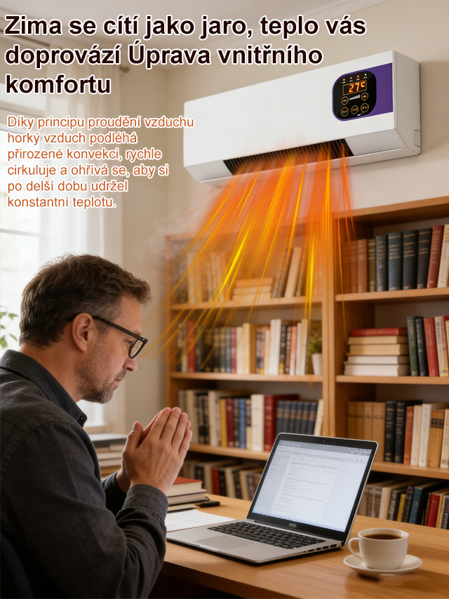 Nástěnná klimatizace s teplým vzduchem