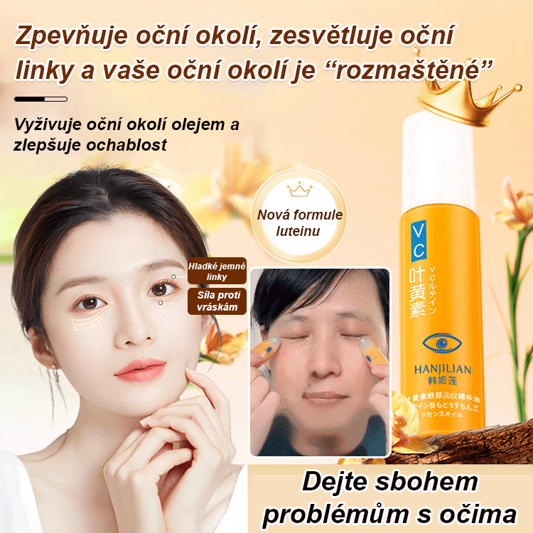 Oční olejové sérum proti vráskám a jemným linkám