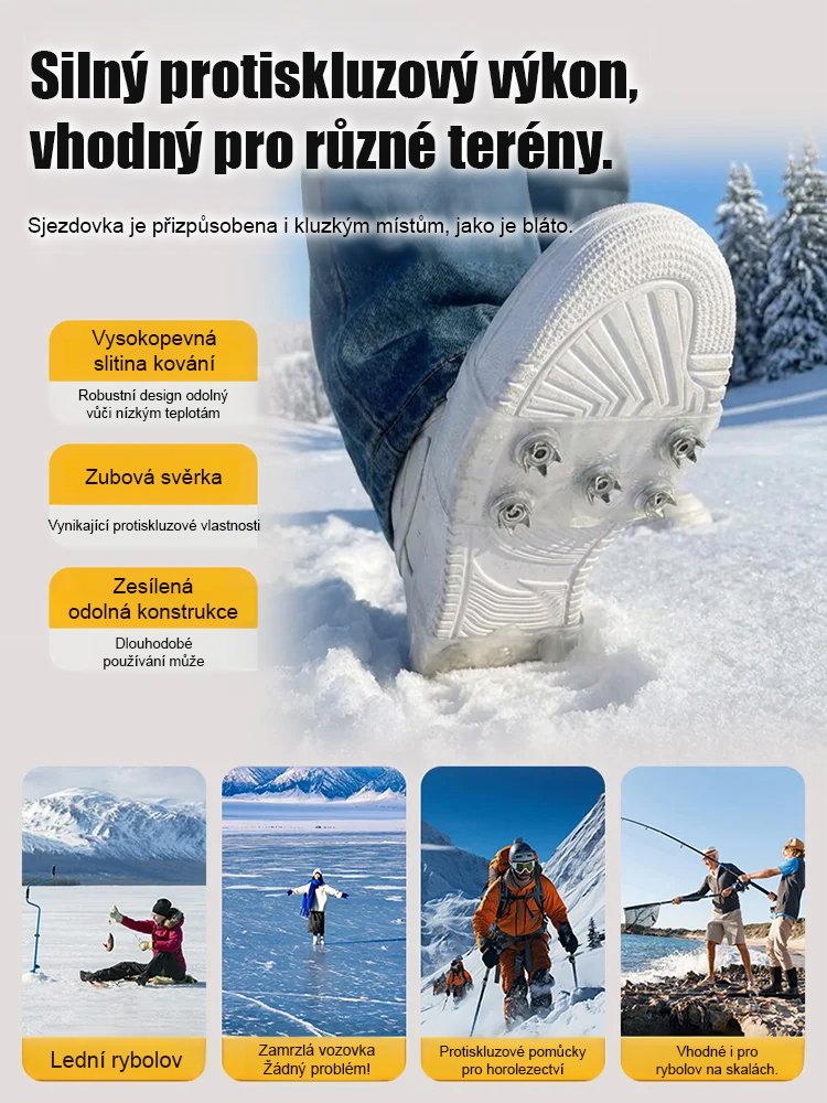 【Dnešní nejnižší cena】Venkovní sněžnice s neviditelnými hroty na led.